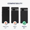 kwmobile Smartphone Shoulder Case for Google Pixel 7a - TPU Cover Shoulder Strap Navy Blue
