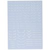 Hobby Japan Modelers Decal Line 01 [White]