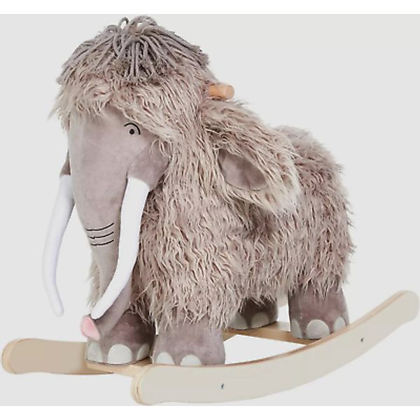 Plush Rocking Horse, Mammoth Rocker, Stuffed Rocker Toy for Child 1-3 Year