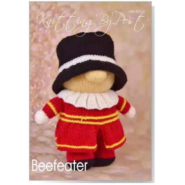 Knitting by Post Knitting Pattern Leaflet for Beefeater from Doll Soft Toy A5 Leaflet