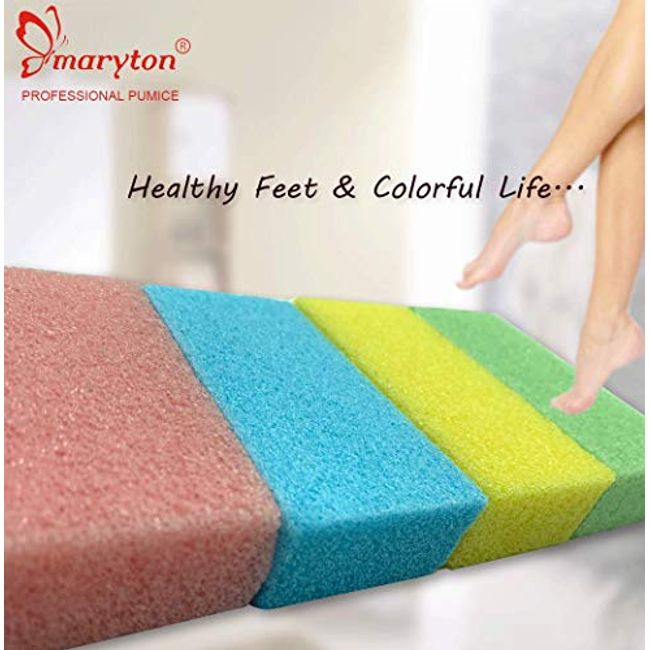 Disposable Foot Scrubber Sponge Pads Pedicure Pumice Stone for