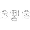 Spirella 10.14967 Bowl-Shaped Bin - Polystyrene - 1 l - Red