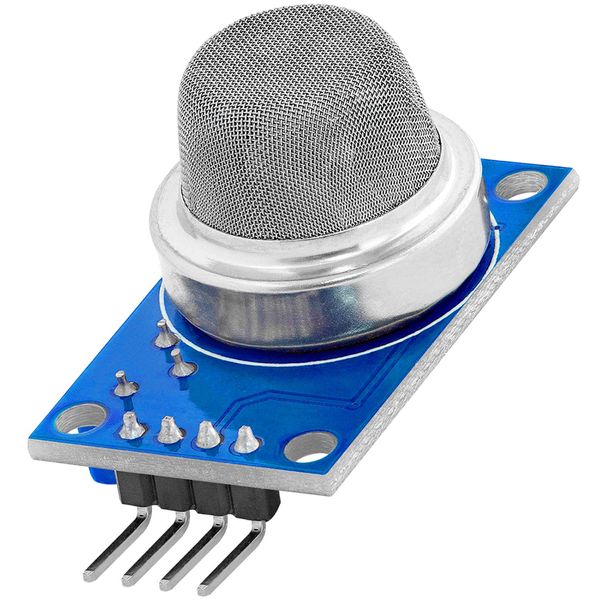 AZDelivery MQ-135 Air Quality Gas Smoke Detection Sensor Module compatible with Arduino and Raspberry Pi including E-Book!