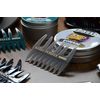 Babro Pomade Mesh Comb (Gray) & Comb Black Comb Set of 2 Mens Styling