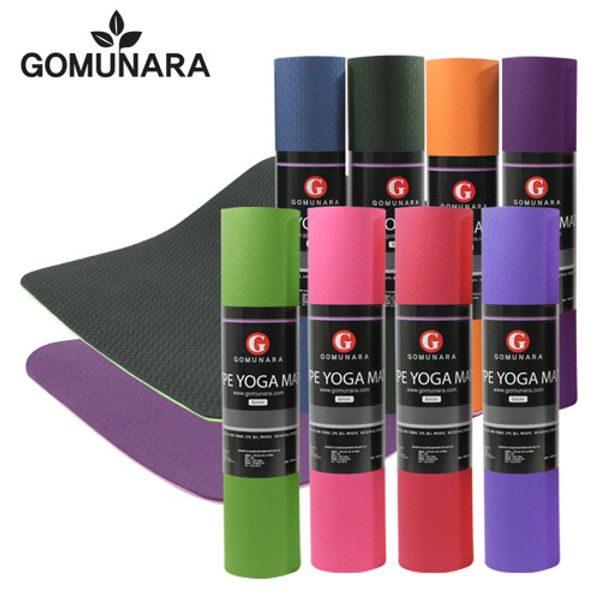 Gomunara TPE (two-tone) yoga mat 6mm Yoga Pilates, TPE (two-tone)