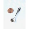 925 Sterling Silver Small Salt Spoon 2.3" Elegant Tableware Miniature Utensil