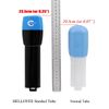 HELLOYEE Snorkel Mask Tube (Green-White, EU)