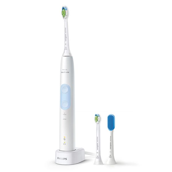 Philips Sonicare Protective Clean Plus Electric Toothbrush, White, HX6421/11