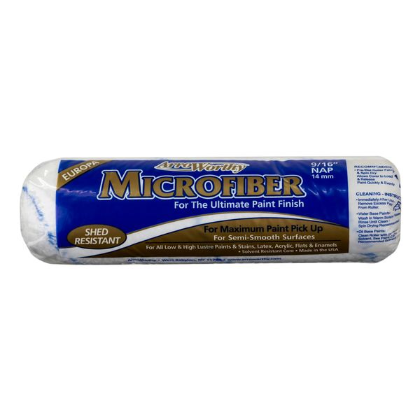 Arroworthy 9" 9/16 Nap Microfiber Roller Sleeve