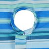 DII Summer Stripe Outdoor Zippered Tabletop Collection, Multi-use, Machine Washable, Table Runner, 14x72, Beachy