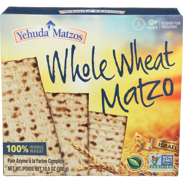 Yehuda Matzo Light Whole Wheat Bran Matzo, 10.5 oz