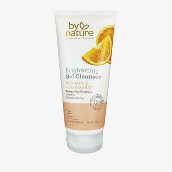 By Nature Brightening Gel Cleanser w/ Vitamin C Turmeric Hydrating Radiance 9 oz