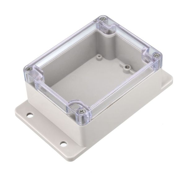 sourcing map 115 x 90 x 55mm Electronic ABS Plastic DIY Junction Box Enclosure Case W Clear Cover