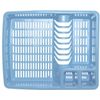 ECO Plastic Dish Drainer Utensil Holder, Dish Rack Drainers (Blue)