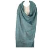 Yak Wool Blend |Blanket/Throw |Nepal |Handmade |Oversized | Cyan, Black & White
