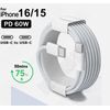 3Ft For iPhone 15 Pro 16 Plus USB C To USB C Fast Charger PD 60W Cable