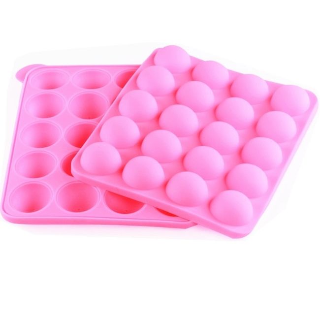12/20 Holes Silicone Pop Lollipop Mold Chocolate Ball Candy Maker