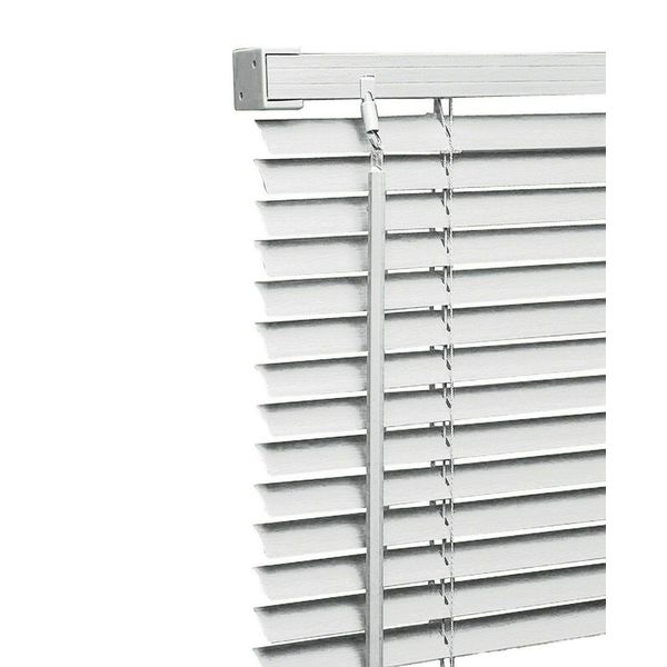 PVC Venetian Blinds 90 cm (larghezza) x 210 cm (lunghezza) bianco