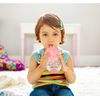 Munchkin Click Lock Trinkhalmbecher mit beschwertem Halm, Rosa, 207 ml
