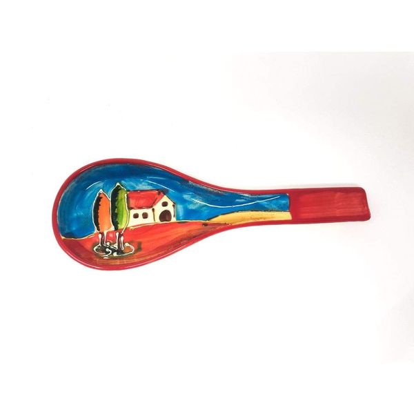 Divine Deli Tuscany Hand Painted Spanish Style Spoon Rest