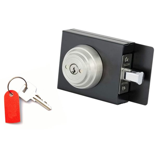 Gate Lock Boxes : Deadbolt Gate Lock : Weldable Steel Lock Box