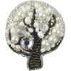 Crystal Art Beadwork kit for Creating Brooch BP-208C Tree