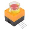 sourcing map Push Button Switch Station Latching NC NO Emergency Stop Switch with Protective Cover