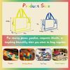  6 Pack Clear Zippered Storage Bags for Clothes,Organizers 