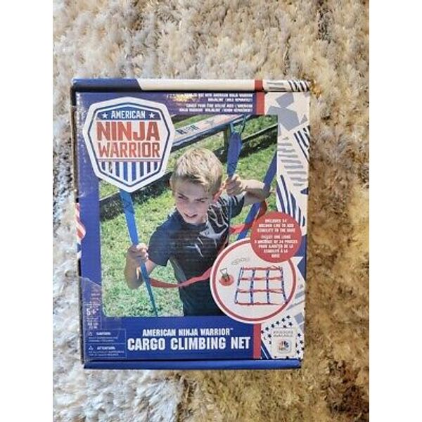 American Ninja Warrior CARGO CLIMBING NET Includes 34' Anchor Line