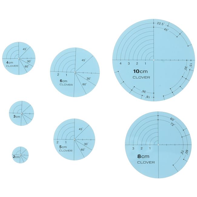 Circle Template for Drawing Quilting Lines