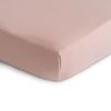 mushie Stretchy & Soft Mini Crib Sheet | Fitted 24" x 38" (Blush)