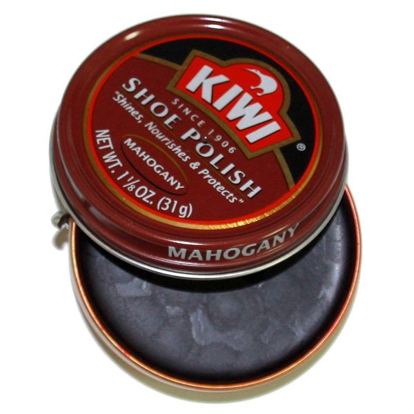 KIWI Mahogany Shoe Polish, 1-1/8 oz