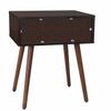 Simple End Table/ Drawer Dressing Desk w/ Sliding Drawer & Smiley Handle Compact