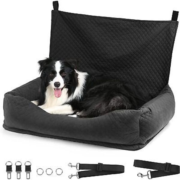 Dog Car Seat, Pet Seat for Medium Large Dogs, Safe and Comfortable Black