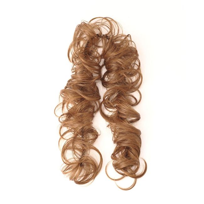 Priscilla VO-60 Rope Wig, Round Curl, Heat Resistant, TAY Ash Yellow, Free