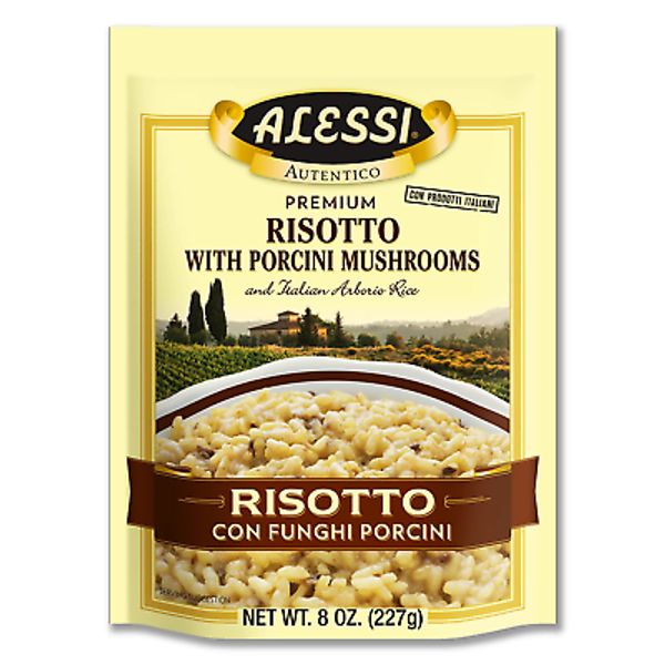 Alessi Autentico, Premium Seasoned Risotto, Italian Arborio Rice, Easy to Prepar