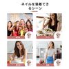 Coollooda Flowers Nail Tips Very Short [24 Pieces] Short Spring Summer Gradation Ribbon Butterfly Heart Cute Coming-of-Age Ceremony Popular Korean False Nails Short Stylish Cute Adult False Nails