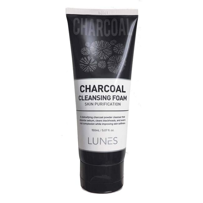 LUNES Charcoal Cleansing Foam 150ml / 5.07oz