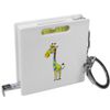 Azeeda 'Painted Giraffe' Keyring Tape Measure/Spirit Level Tool (KM00016314)