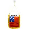 Samoa Mini Flag 4"x6" Window Banner w/ suction cup