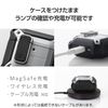Elecom AVA-AP06ZEROLSV AirPods Case, 4th Generation, Active Noise Canceling, Locking Function, Shock Absorption, Compatible with MagSafe Charging, ZEROSHOCK Lock Case, Silver