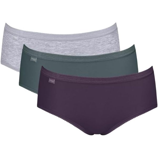 Sloggi Women's Basic+ Midi Brief 3 Pack