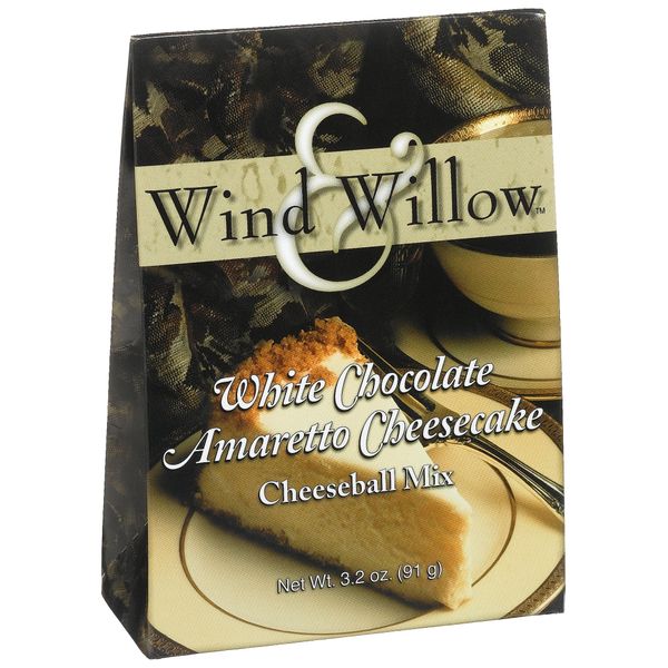 Wind & Willow White Chocolate Amaretto Cheeseball, 3.2-Ounce Boxes