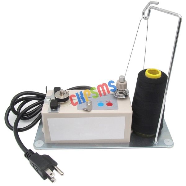 AC 110V Automatic Bobbin Winder General FOR 1/4"(6mm) Center Hole Sewing Bobbins