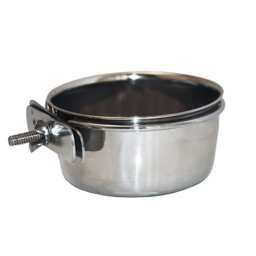 Pet Platter Bolt On Pet Bowl, 600 ml,Silver