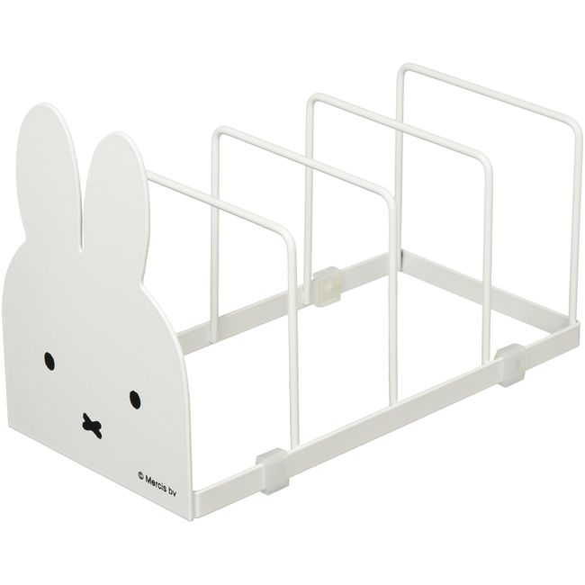 Okato Dish Stand, Dish Rack, Storage Stand, Dish Stand, Miffy, White, Width 3.9 x Depth 3.5 x Height 5.3 inches (10 x 9 x 13.5 cm)