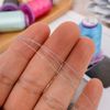 Sewing Machine Embroidery Thread Set, 550Y Spools x 12 Colors, Polyester Embroidery Thread, Sewing Thread, Shine, Glossy