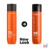 Matrix Mega Sleek Shampoo with Shea Butter to Protect against Humidity, for Coarse Hair, Total Results 300ml