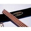 Set of 4 - Twisted Pure Copper Drinking Straws in Black Velvet Bag with Cleaning Brush. Part of the 1897 Collection from Cuyahoga Copper