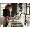 Moen 215820 Luxe Chef Workstation System Accessory, Acrylic Prep Bins with Lids, Clear, 2 Pack